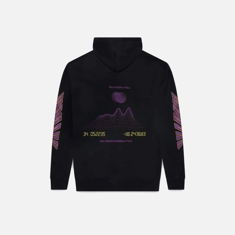 SHADOW HILL BLACK LAVA ZIP-UP HOODIE